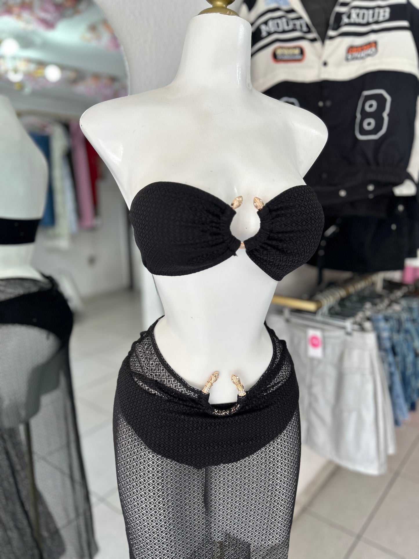 Traje de baño black serpentina