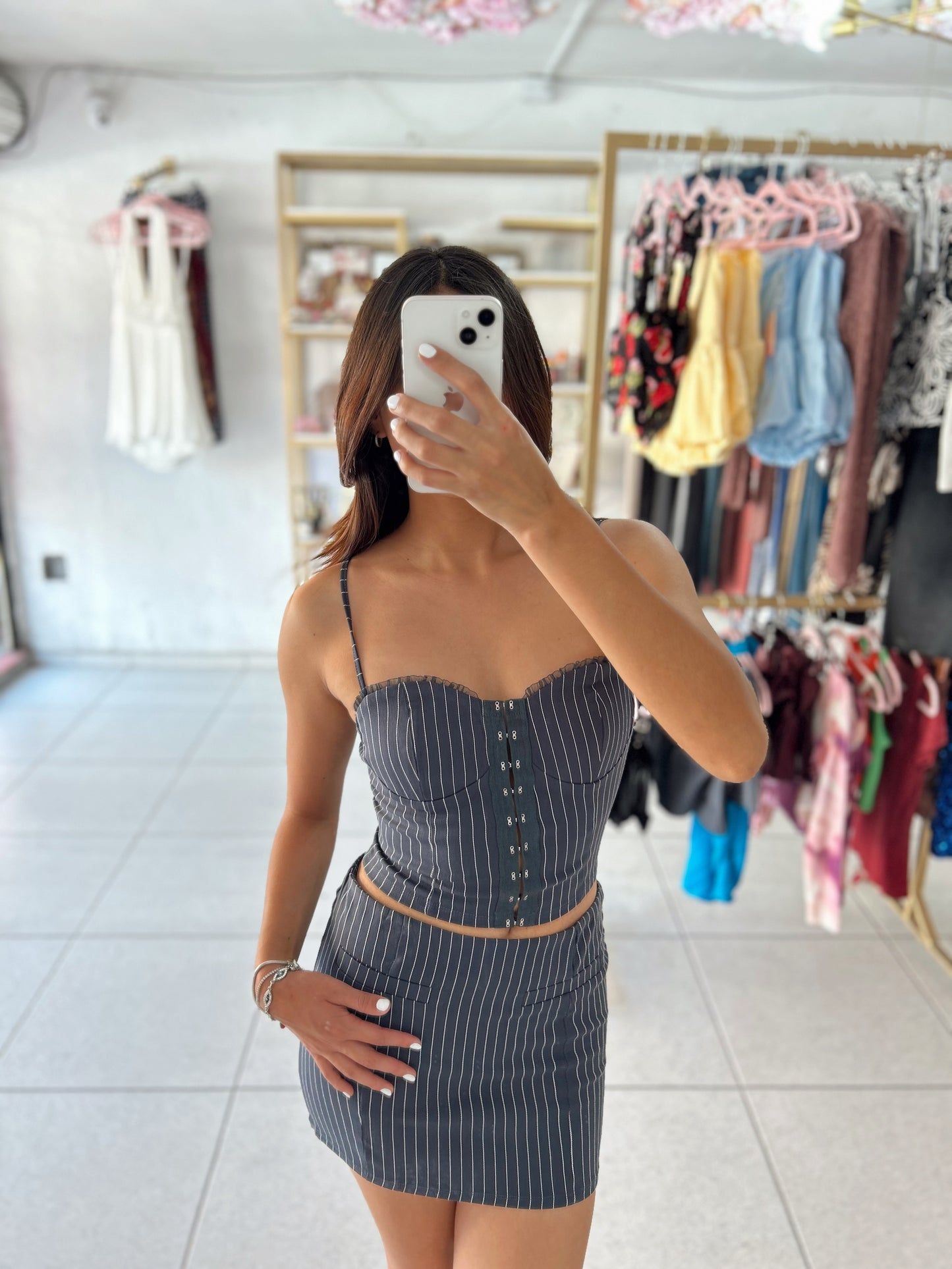 Conjunto bruma azul