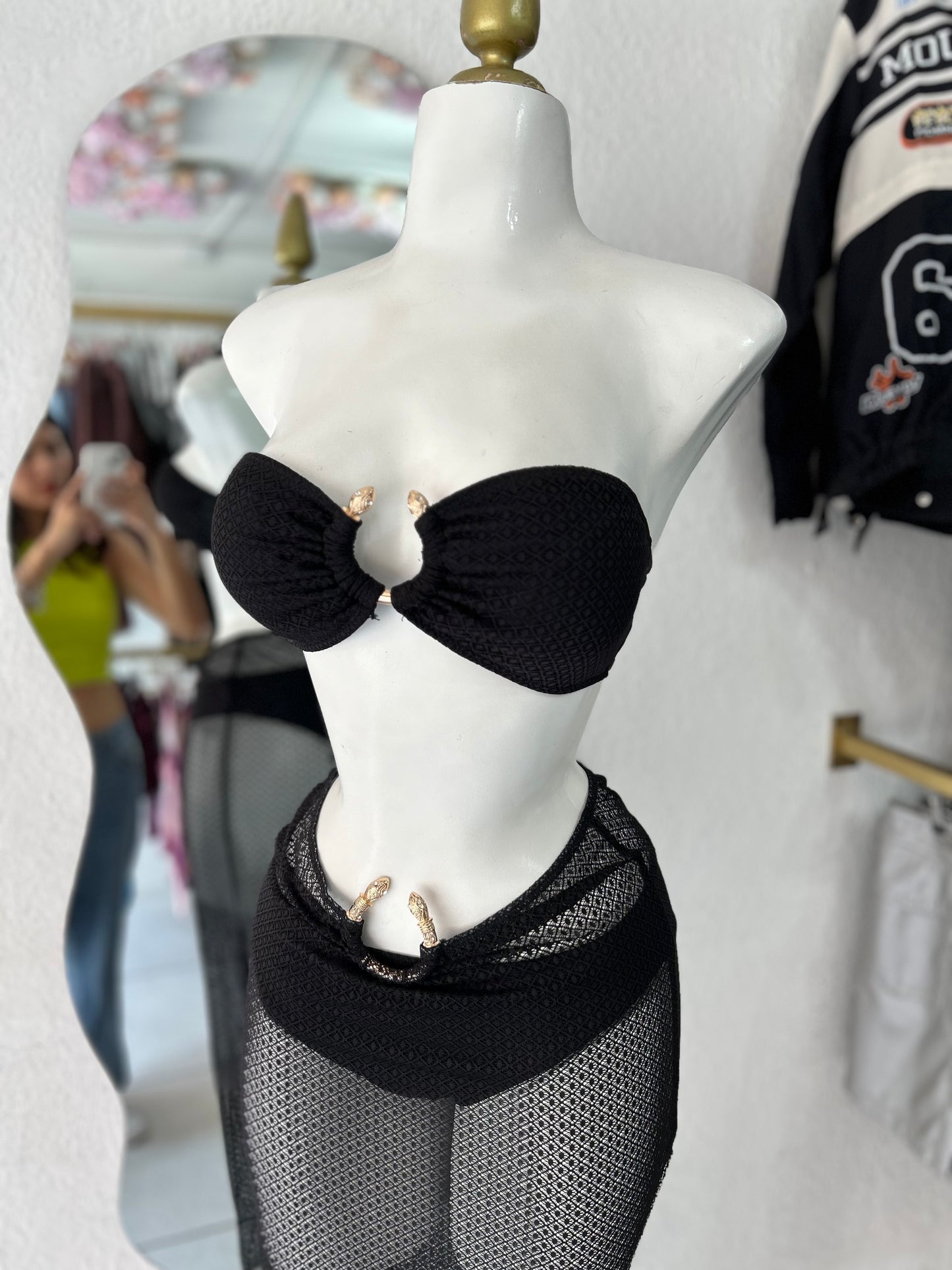 Traje de baño black serpentina