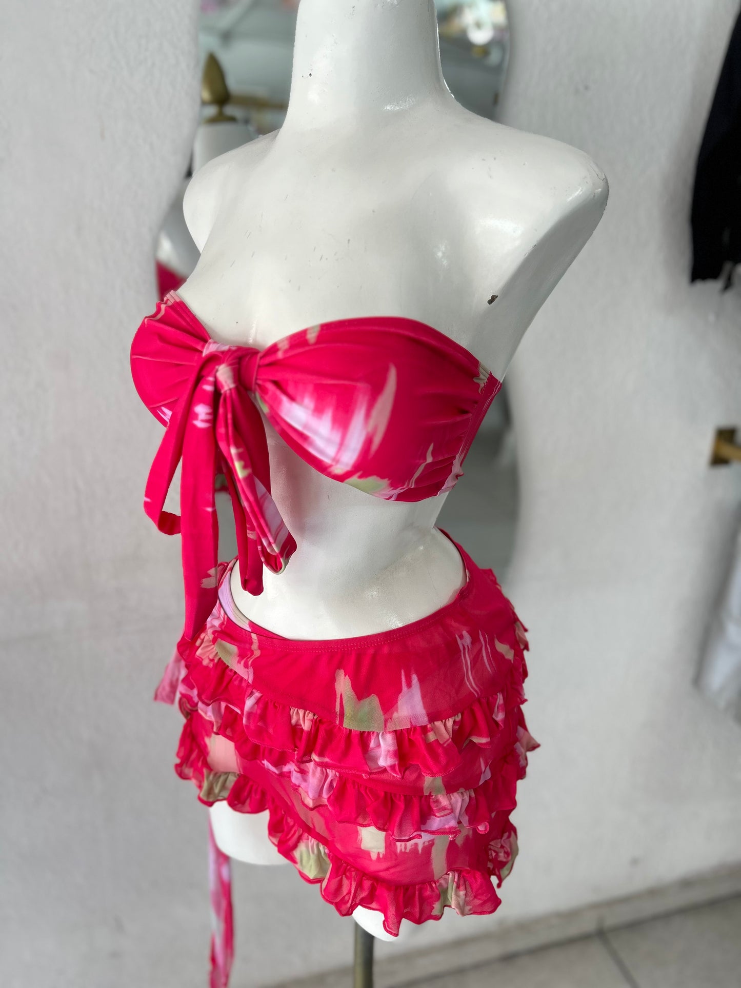 Traje de baño rosa brisa 3 pz