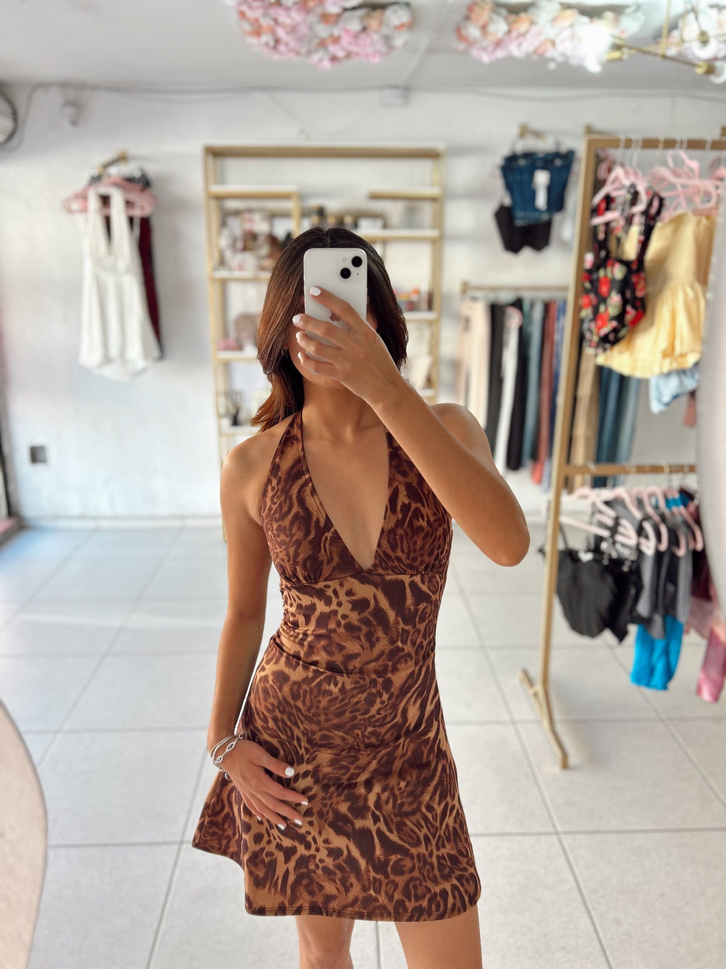 Vestido leopardo