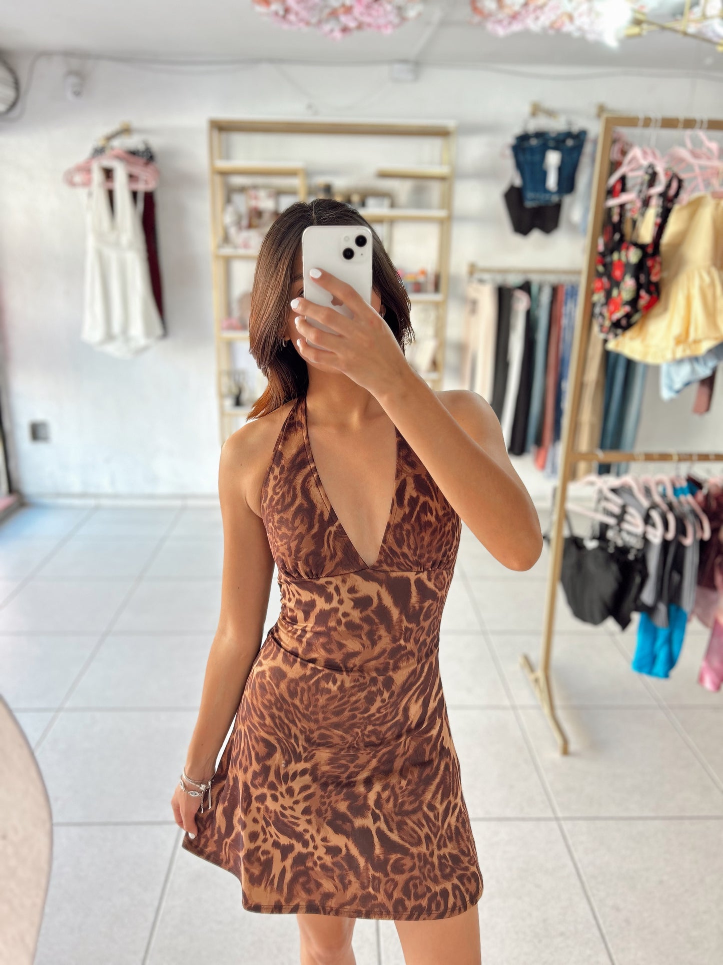Vestido leopardo