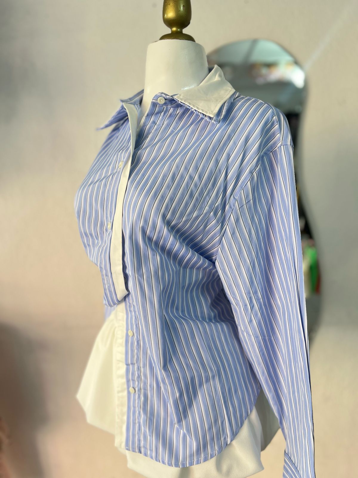 CAMISA AZUL RAYADA