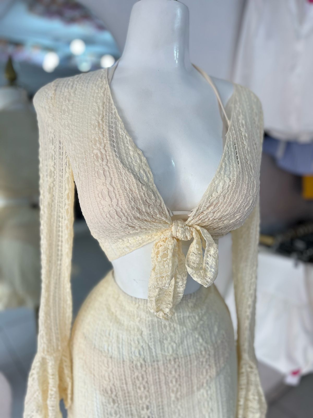 TRAJE DE BAÑO 4 PZ IVORY