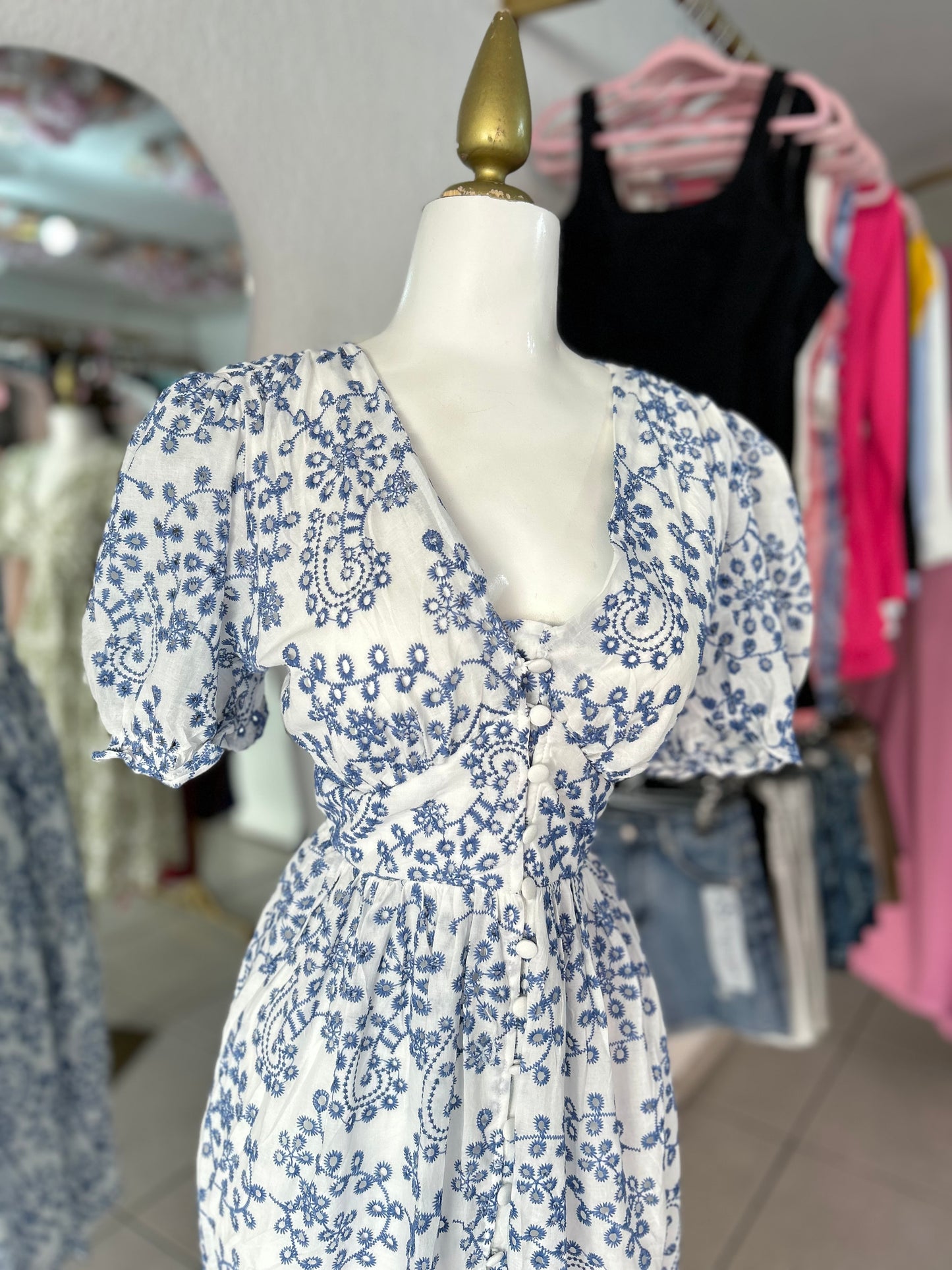 Vestido brisa azul