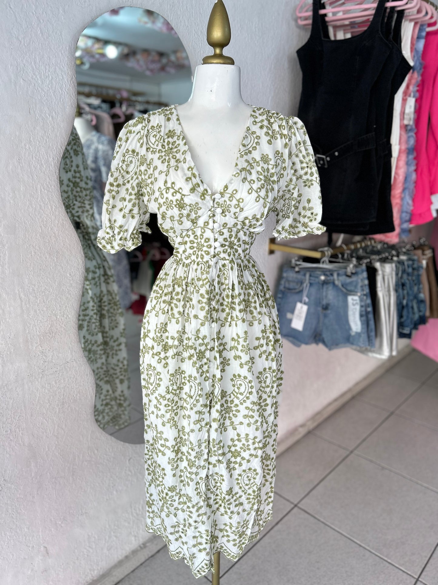 Vestido brisa verde