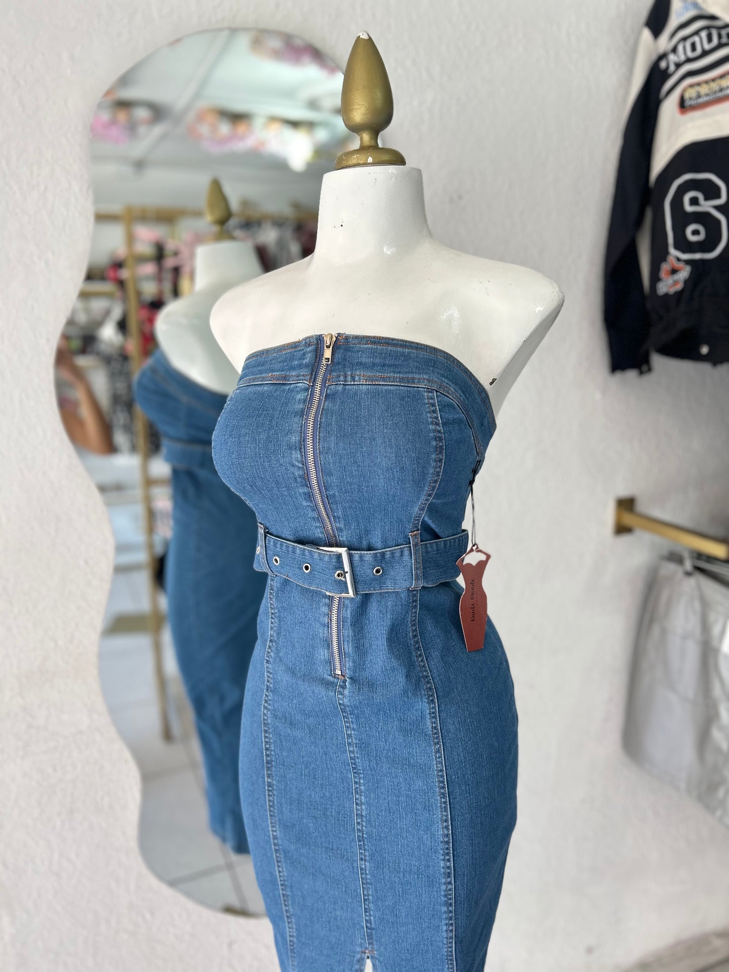 Vestido mezclilla largo