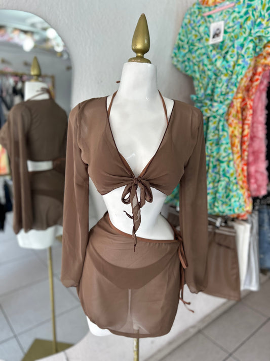 Traje de baño coffe