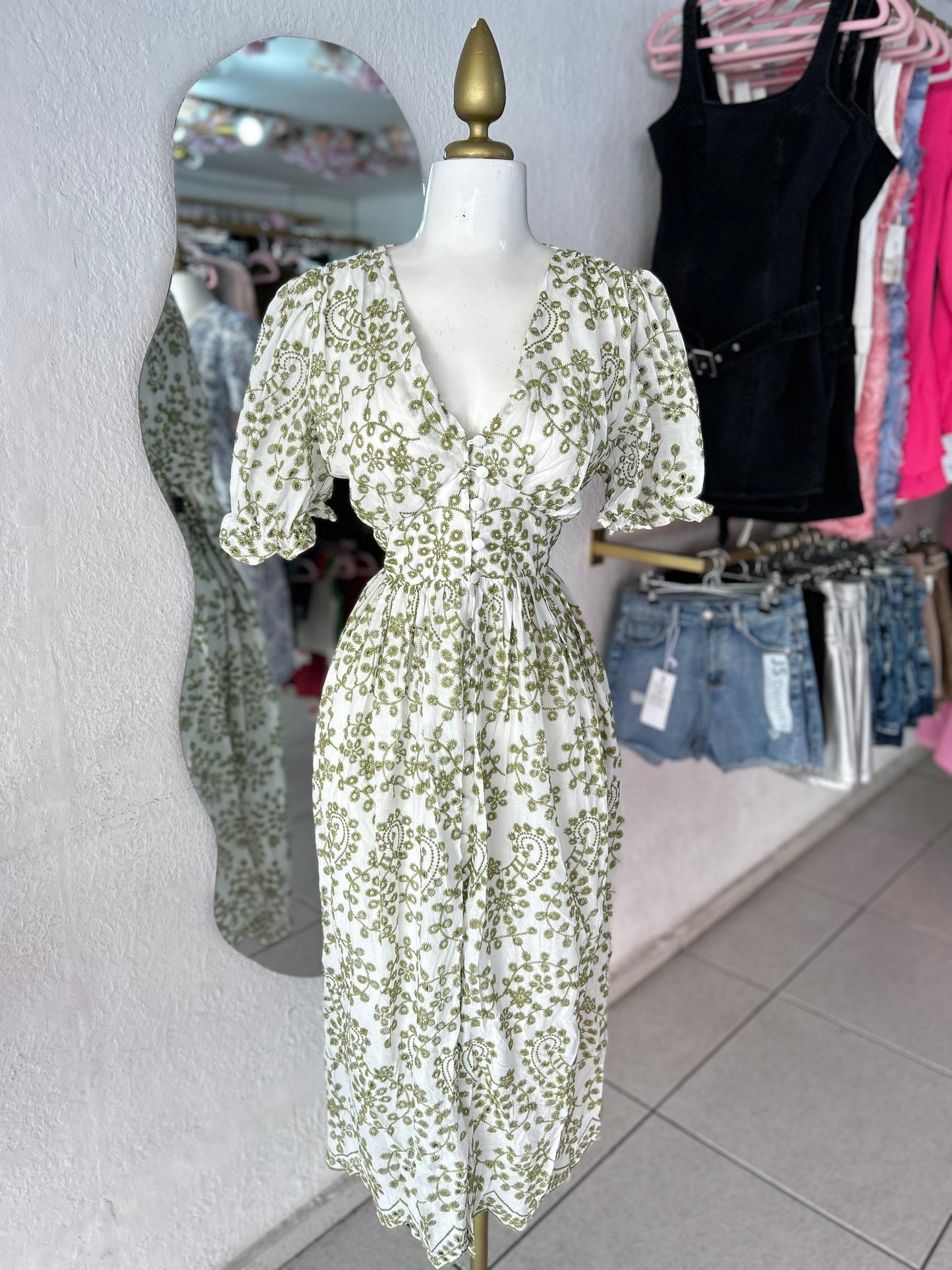 Vestido brisa verde