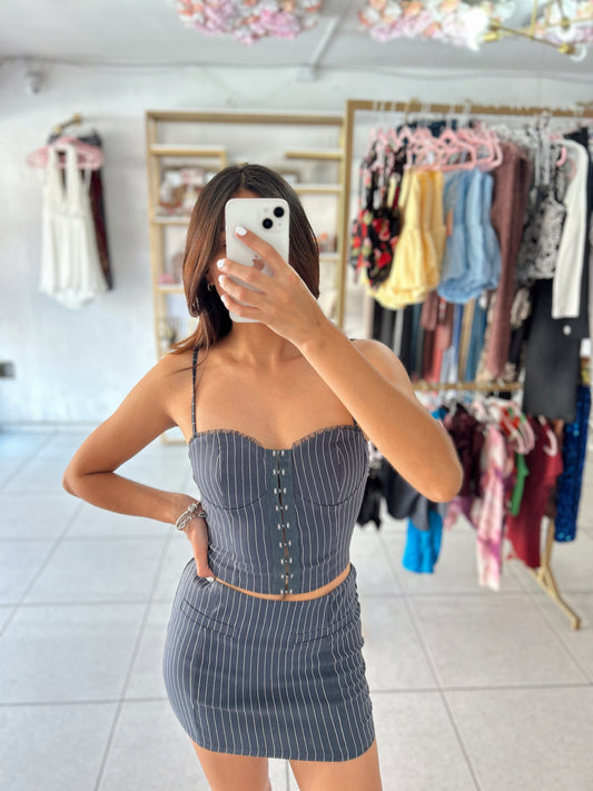 Conjunto bruma azul