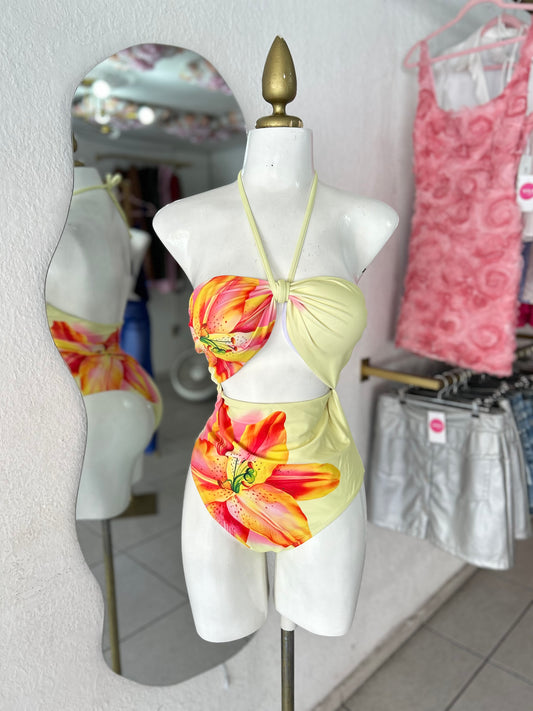 Traje de baño sol tropical
