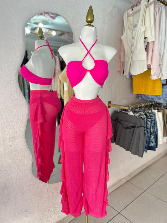 TRAJE DE BAÑO PINK PANTALON