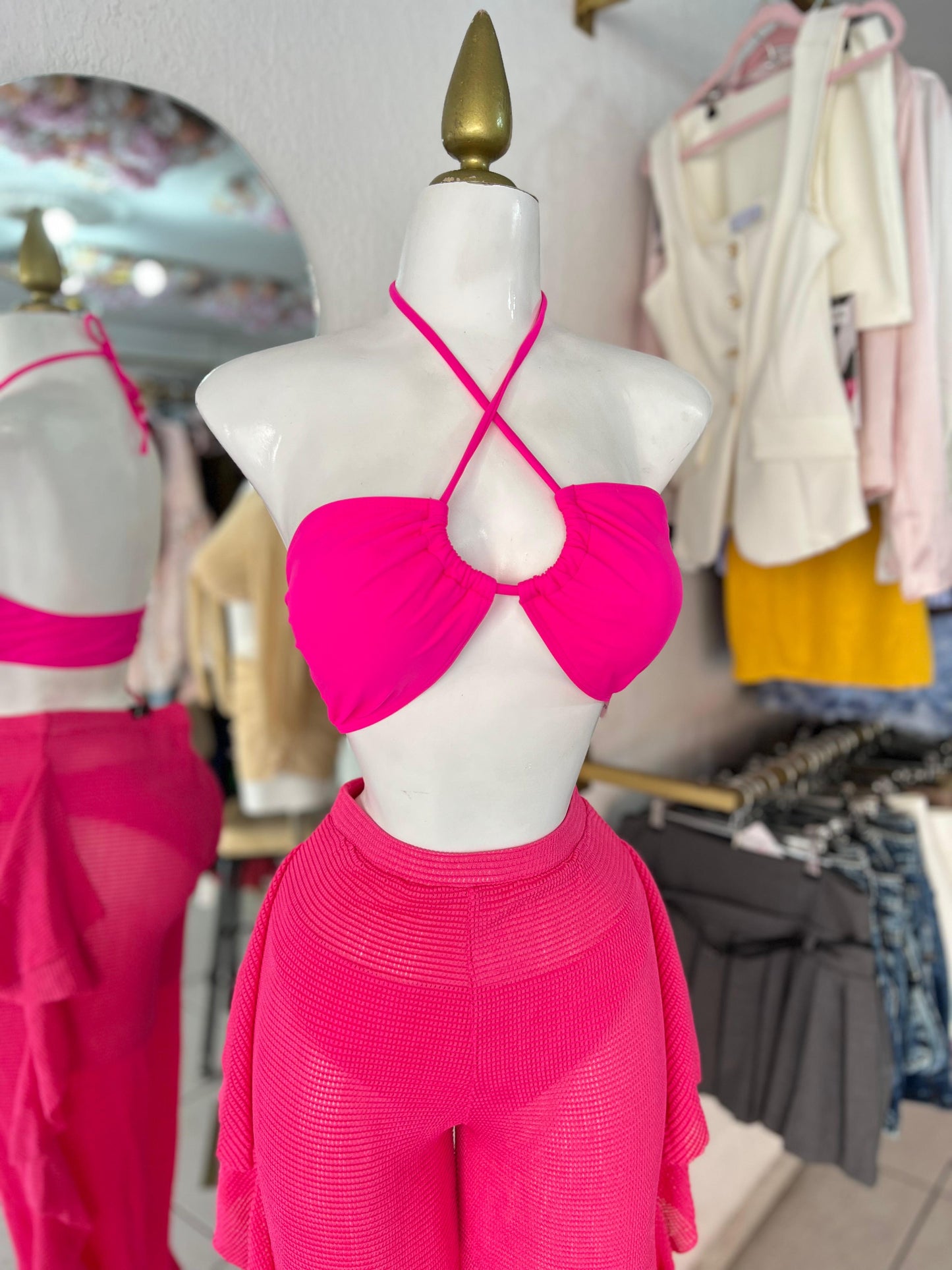 TRAJE DE BAÑO PINK PANTALON