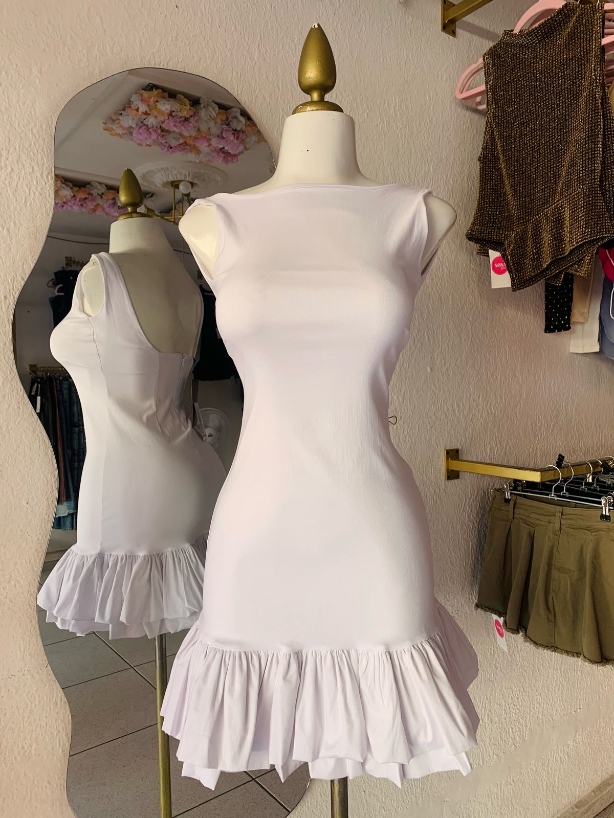 VESTIDO BLANCO VOLUE SILUETTE