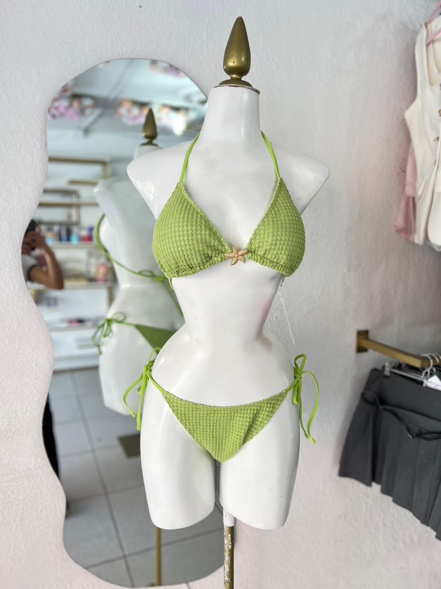 TRAJE DE BAÑO VERDE ESTRELLA DE MAR